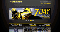 Desktop Screenshot of highbarnmotorcycles.co.uk